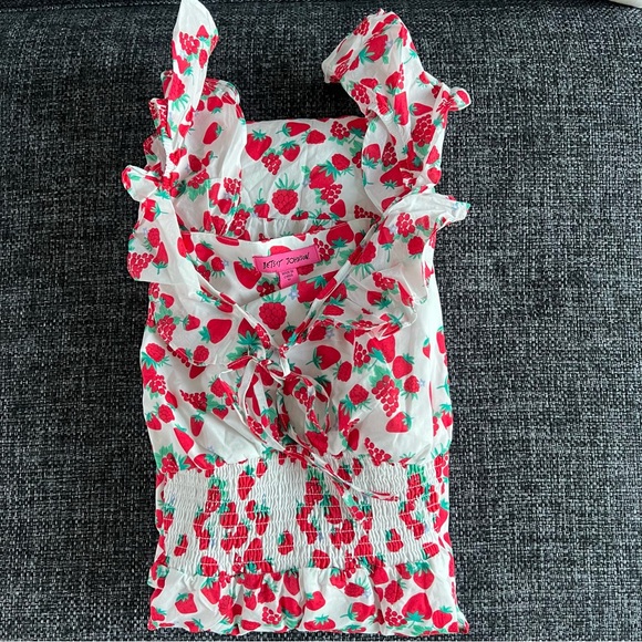 NWOT Betsey Johnson Women's Strawberry Dress Size Medium - Picture 6 of 7